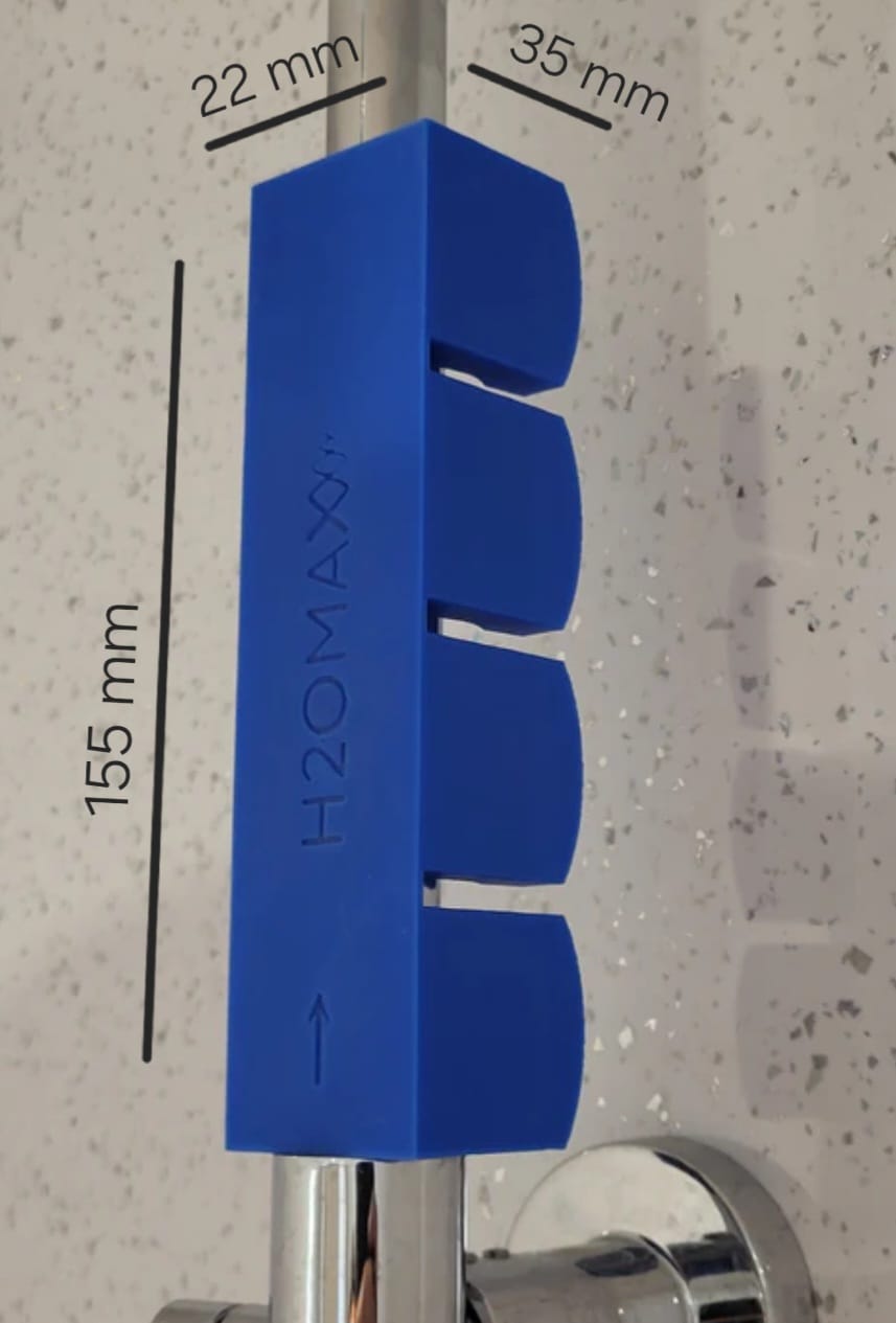 H2OMAX Water Activator designed for taps and pipes from 22 mm to 38 mm wide